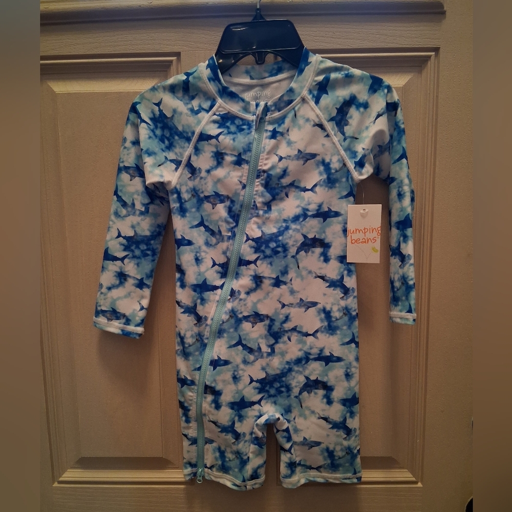 NWT Jumping Beans Kids Swim Rashguard